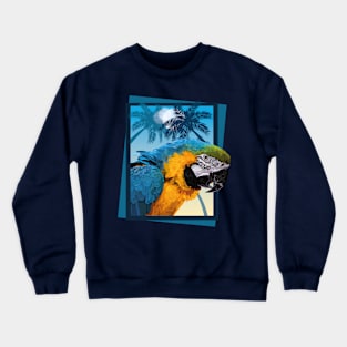 Blue and yellow macaw Crewneck Sweatshirt